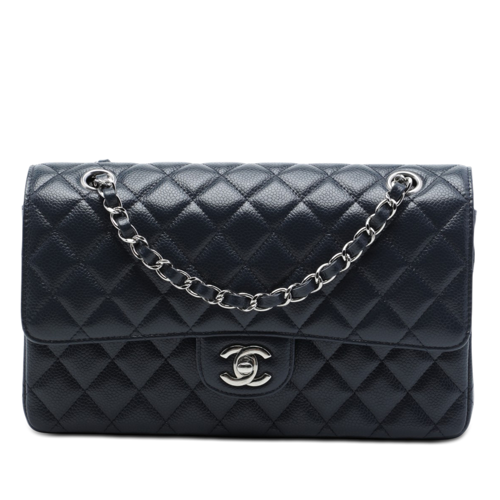 Pre-Loved Chanel Medium Classic Caviar Double Flap